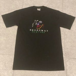 Small Men’s Broadway New York Black Tee